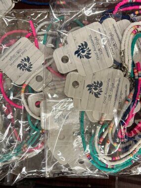 Wholesale Lot 48 NEW Colorful Beaded Choker Necklaces Boho Y2K Beach Jewelry